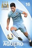 Manchester City Sergio Kun Aguero 11/12 Maxi Poster 61×91.5cm