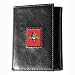 Florida Panthers Black Leather Trifold Wallet