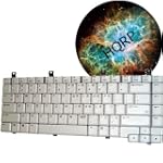 HQRP Keyboard for Compaq Presario V5207NR / V5208CA / V5209US / V5210CA / V5210US Laptop / Notebook Replacement plus HQRP Coaster