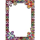 Brewster Wall Pops WPE99821 Peel &amp; Stick Peace Dry-Erase Message Board with Marker