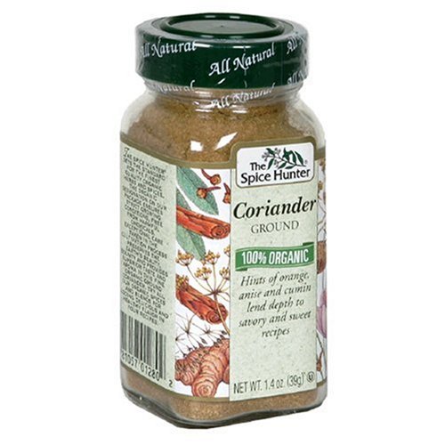 Spice Hunter Organic Ground Coriander, 1.4-Ounce Unit (Pack of 6)