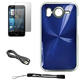 Premium Metallic Blue Design Cover / Snap On Crystal Protective Hard Case f ....