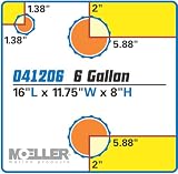 Moeller Marine Waste Tank (6-Gallon)