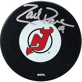 Steiner New Jersey Devils Zach Parise Autographed Puck