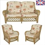 Cane Conservatory Furniture CUSHIONS ONLY full suite choice of colours