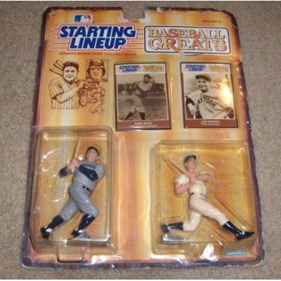 Childrens Toyshop  Toys : 1989 Babe Ruth and Lou Gehrig MLB Baseball Greats Starting Lineup Figures