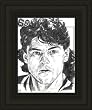 Pittsburgh Penguins Framed Jaromir Jagr Pittsburgh Penguins Print By Michael Mellett NHL Hockey