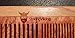 Wood Comb from Striking Viking - Anti-Static and Hypoallergenic Wooden Comb - Dual-Sized Teeth for Beards and Head Hair - Heighten Your Grooming Experience Now!!