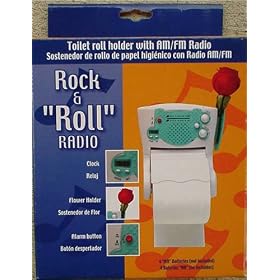 Rock And Roll Radio - World's Greatest Toilet Paper Dispenser! by Delk