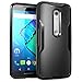 Moto X Pure Edition Case, SUPCASE Unicorn Beetle Series Premium Hybrid Protective Bumper Case for Motorola Moto X Style / Pure Edition (2015 Release) (Black/Black)