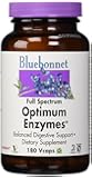 BlueBonnet Full Spectrum Optimum Enzymes Vegetarian Capsules, 180 Count