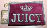 Juicy Couture - Juicy Couture Drink Me Velour Key Chain Charm Mini Wallet