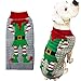 HAPEE Dog Sweaters for Christmas Santa Pet Cat Clothes,Dog Accessories, Dog Apparel