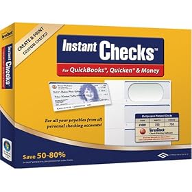 G7 Productivity Green Graduated Instant Checks for QuickBooks, Quicken and Money Form #3001 Personal Wallet 250 Count