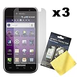 Three LCD Screen Guards / Protectors for Samsung Galaxy S 4G SGH-T959V