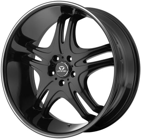 22x10 Lorenzo WL31 (Gloss Black) Wheels/Rims 5x114.3 (WL03122012338)