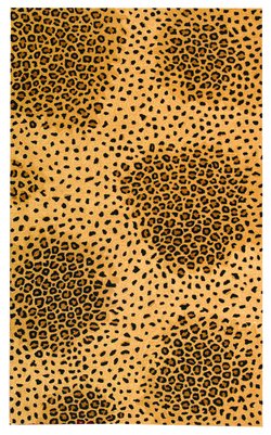 Safavieh SOH552A Handmade Soho Collection Beige and Brown New Zealand Wool Area Rug, 3-1/2-Feet by 5-1/2-Feet