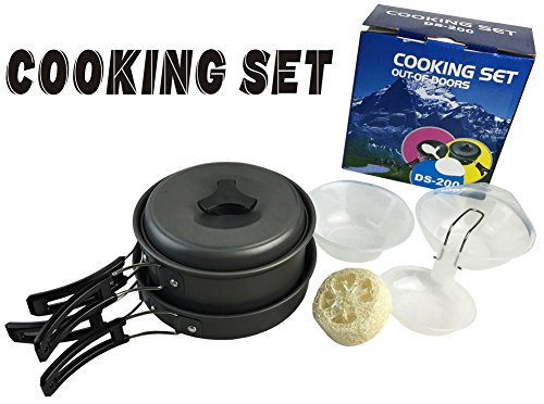 Yacoto 8pcs Lightweight Outdoor Camping Hiking Cookware Backpacking Cooking  Picnic | Desertcart Mauritius