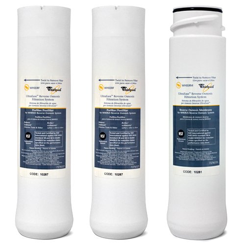 Whirlpool WHER25 & Kenmore UltraFilter 450 650 R.O. Pre & Post Filters