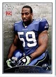 2009 Topps #340 Aaron Curry RC - Seattle Seahawks (RC - Rookie Card) (Football Cards) at Amazon.com