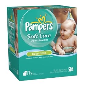 Pampers Softcare Baby Fresh Wipes 7x box, 504 Count: Health &amp; Personal Care