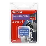 SanDisk 4GB Memory Stick Pro Duo for Sony Cybershot DSCT300 Digital Camera