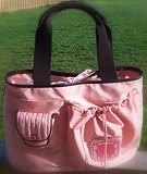 Juicy Couture Pink Nylon Diaper Bag