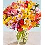 Flowers - Peruvian Lilies Flowers with Vase