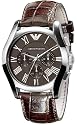 Emporio Armani Men's Leather Chronograph watch #AR0671