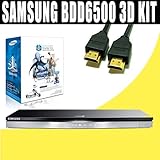 Samsung BD-D6500 3D Blu-ray Disc Player (Black) + Samsung SSG-P3100M Megamind 3D Starter Kit - Black