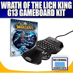 World of Warcraft: Wrath of the Lich King Expansion Pack PC with Logitech G13 Advanced... by Blizzard Entertainment Logitech