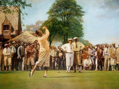 Buy Bobby Jones U.S. Open 1929 16x20 Open Edition Canvas Giclee by Canal Interiors
