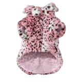 Zack & Zoey Deville Coat Med Pink Leopard HyperLink