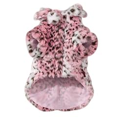 Zack & Zoey Deville Coat Sm Pink Leopard