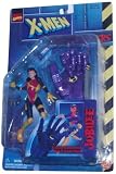 51cH4b %2BBEL. SL160  Marvel Comics Year 1997 X Men Robot Fighters 5 Inch Tall Action Figure   Jubilee Plus Grabbing Sentinel Hand with Projectile Finger