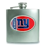 NFL New York Giants Stainless Steel Hip Flask 6oz