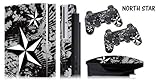 Protective skins for FAT Playstation 3 System Console, PS3 Controller skin included - NORTHSTAR SILV