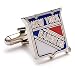 New York Rangers NHL Cufflinks w/Jewelry Box