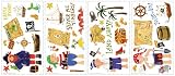 Treasure Hunt Pirate Peel & Stick Applique Wall Sticker