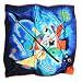 Prettystern - 90cm X 90cm reine Seide Modern Kunstdruck - Wassily Kandinsky - Blue Painting