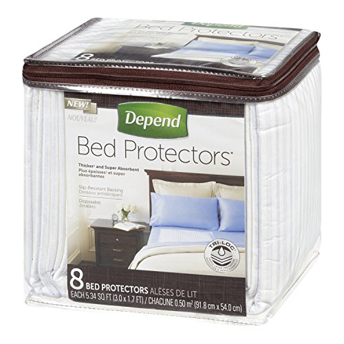 Depend Bed Protectors, 8 ea Health Beauty Health Care Incontinence Aids