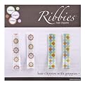 Ribbies Clippies Hair Clip 4-pk. - Suns/ Dots