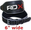 RDX Cow Hide Leather Weight lifting Belt Fitness Training Gym