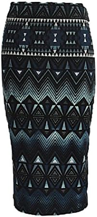 BCBM Womens Sexy Pencil Skirt OL Lady Midi High Waist Knee Long Floral Dress
