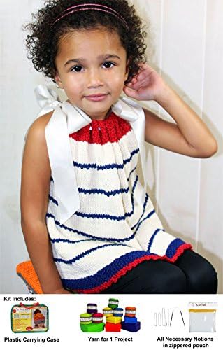 The Sassy Skein Knitting Kit Child's First Mate Smock Top DK Weight Yarn 1167