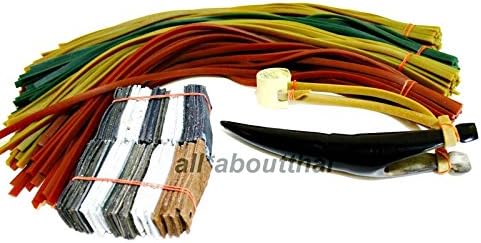 1 Set (Elastic+Catapult) 100 Piece Round Elastic Rubber Bands Replaced For Sling Shot Catapult Hunting Shooting "FREE Horn Buffalo Catapult 1 Piece By Image"