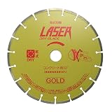呉英製作所 ハンドカッター用 乾式レーザーブレード10" 258D/30.5H ゴールドタイプ 2803