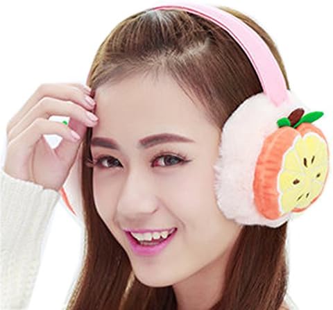 Deer Mum Girl's Assorted Cute Fruits Pattern Designs Earmuffs