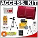 51cHHpIKIUL. SL75  Sony CyberShot LCS TWF Red Leather Carrying Case   NP BG1 Battery   Accessory Kit for DSC W120  DSC W130  DSC W200  DSC W220  DSC W230  DSC W290  DSC W300 Digital Cameras
