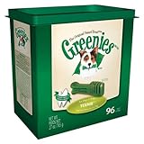 Greenies Dental Chews for Dogs, Teenie Pack, 96 Chews